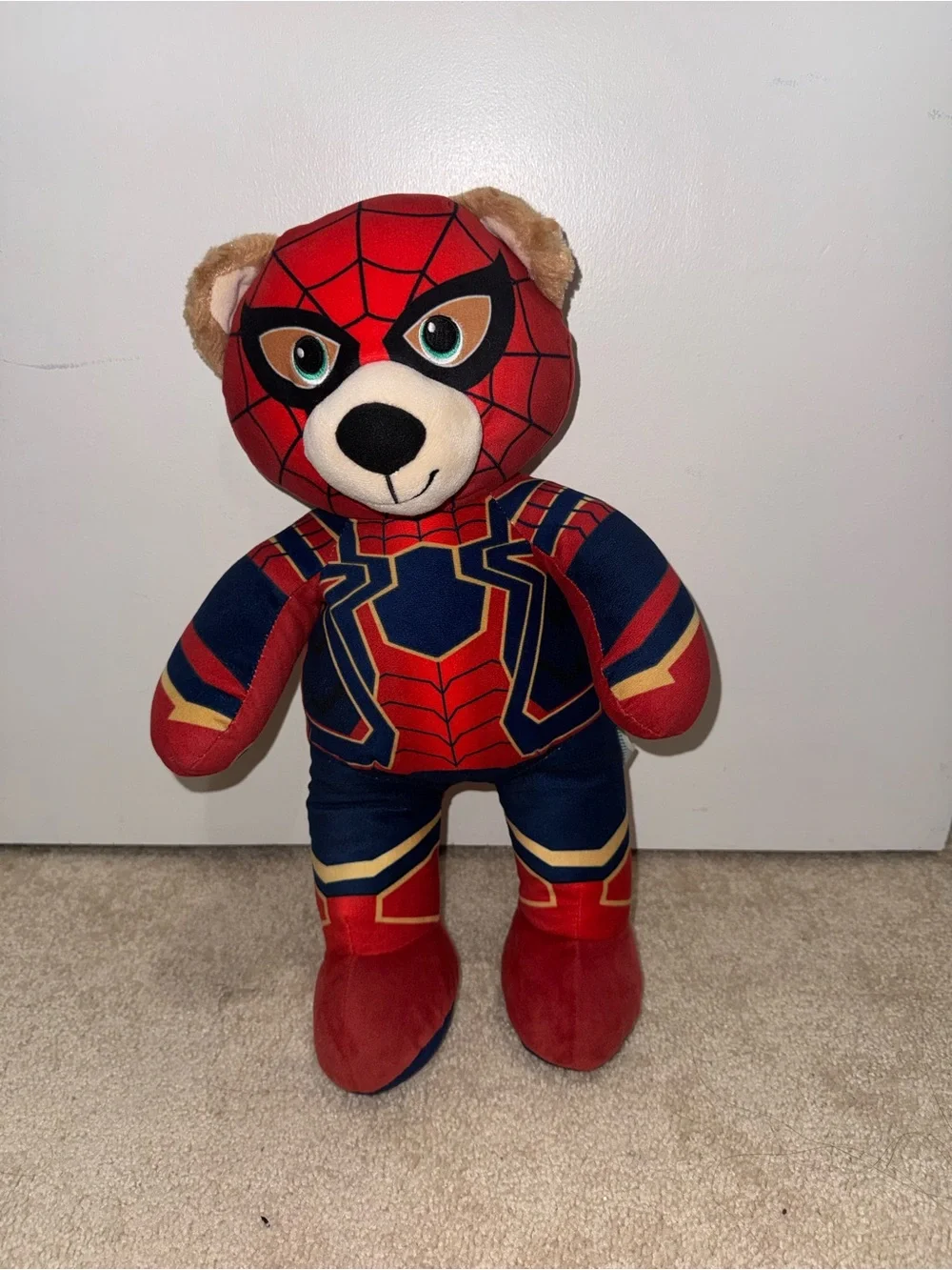 Build-A-Bear Workshop Marvel Avengers: Infinity War Iron Spider-Man bear.